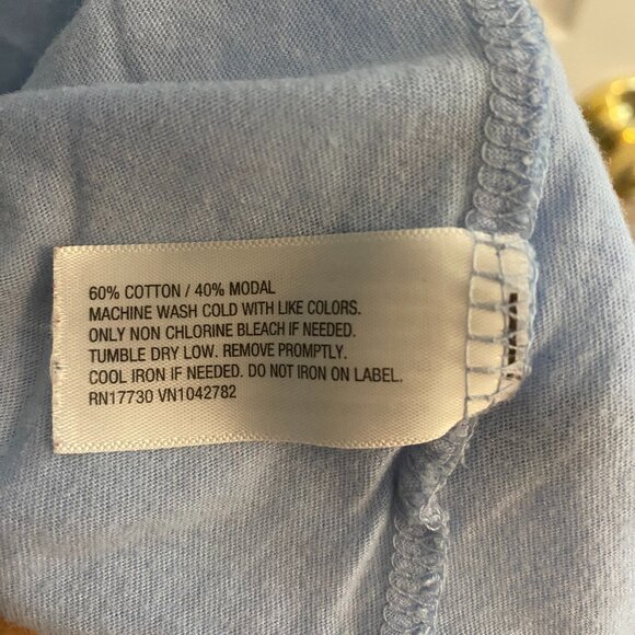 A NEW DAY Pale Blue Crew Neck Short Sleeve T Shirt Size XS - Picture 4 of 6